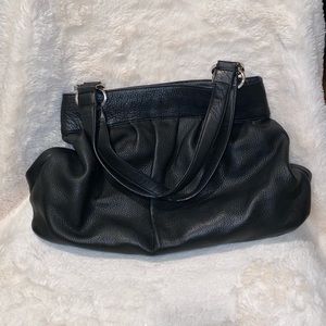 Nordstrom Black leather satchel